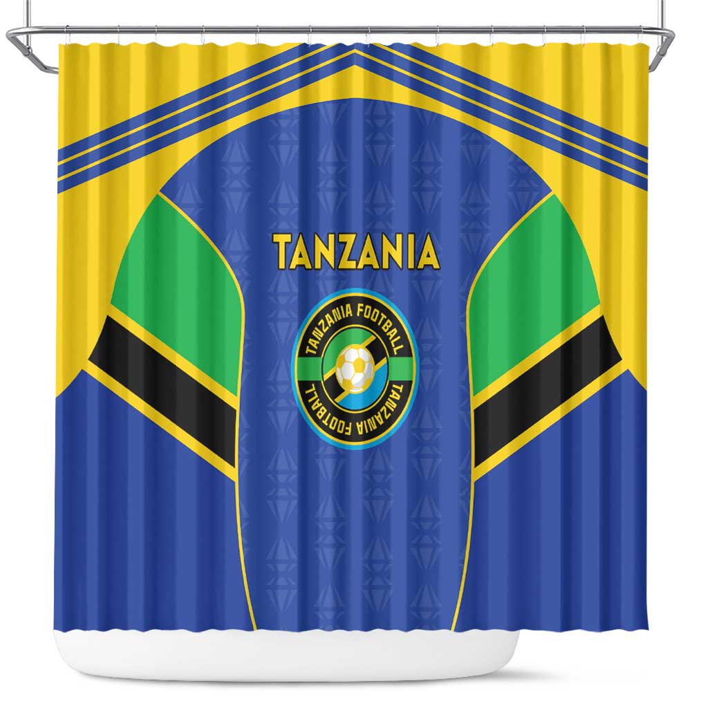 Tanzania Football Shower Curtain Go Taifa Stars Go - Wonder Print Shop