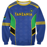 Custom Tanzania Football Sweatshirt Go Taifa Stars Go - Wonder Print Shop