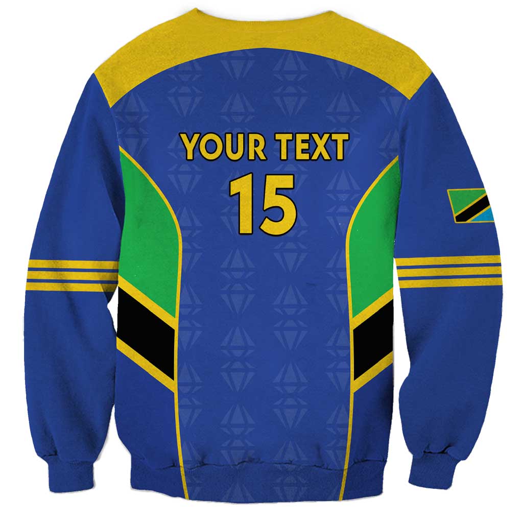Custom Tanzania Football Sweatshirt Go Taifa Stars Go - Wonder Print Shop