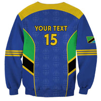Custom Tanzania Football Sweatshirt Go Taifa Stars Go - Wonder Print Shop