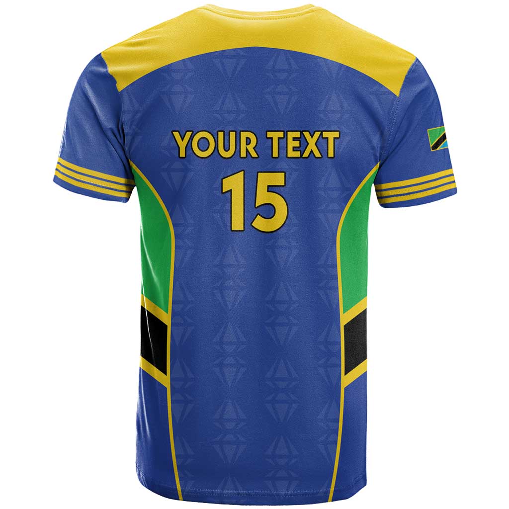 Custom Tanzania Football T Shirt Go Taifa Stars Go - Wonder Print Shop
