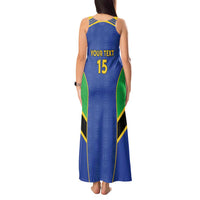 Custom Tanzania Football Tank Maxi Dress Go Taifa Stars Go - Wonder Print Shop