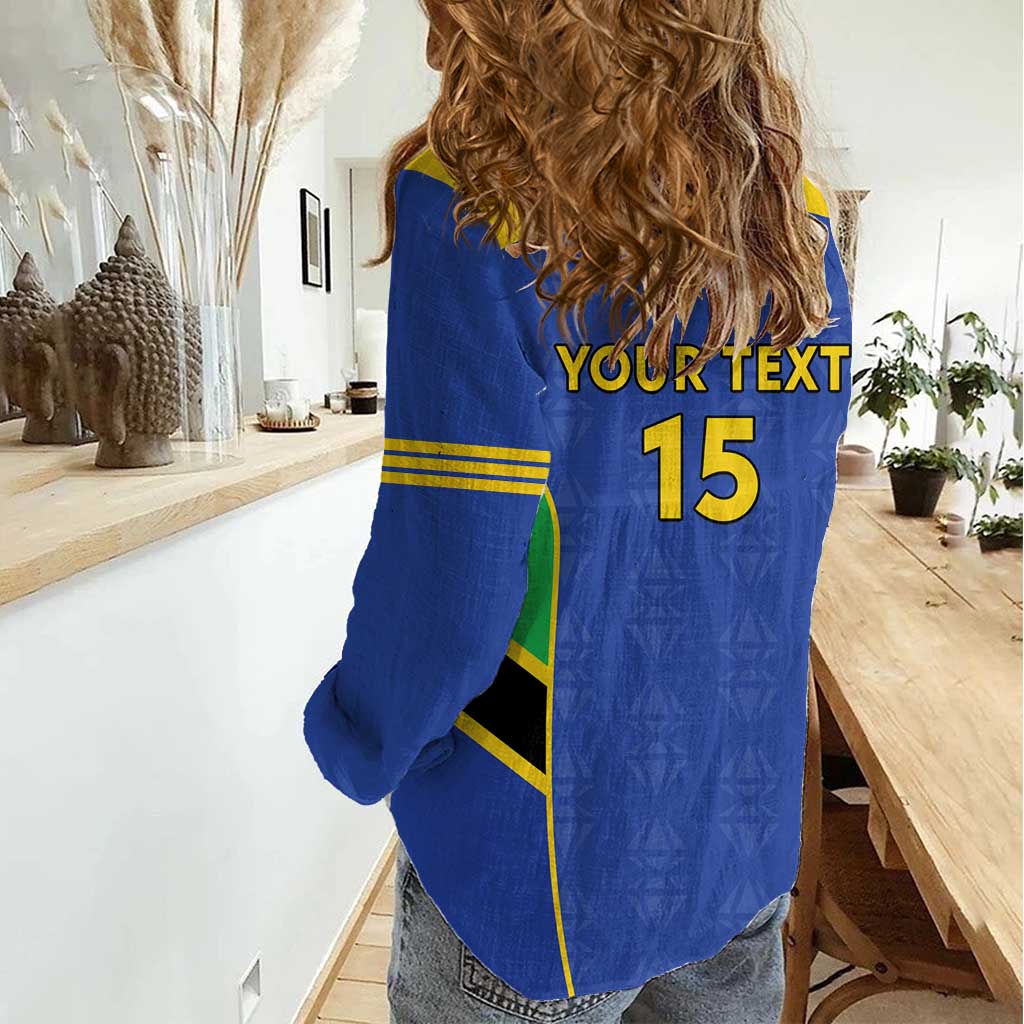 Custom Tanzania Football Women Casual Shirt Go Taifa Stars Go - Wonder Print Shop