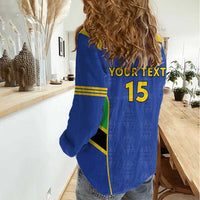 Custom Tanzania Football Women Casual Shirt Go Taifa Stars Go - Wonder Print Shop