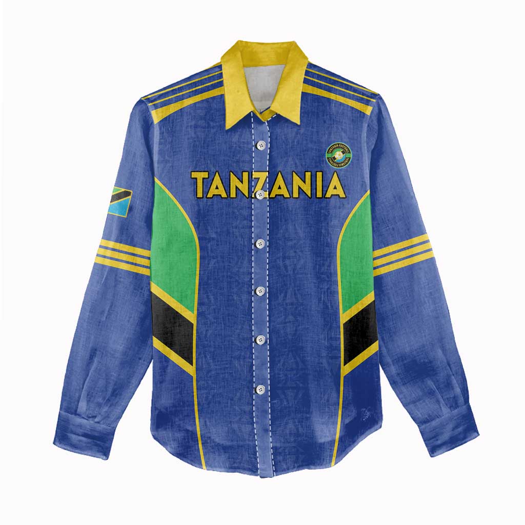 Custom Tanzania Football Women Casual Shirt Go Taifa Stars Go - Wonder Print Shop