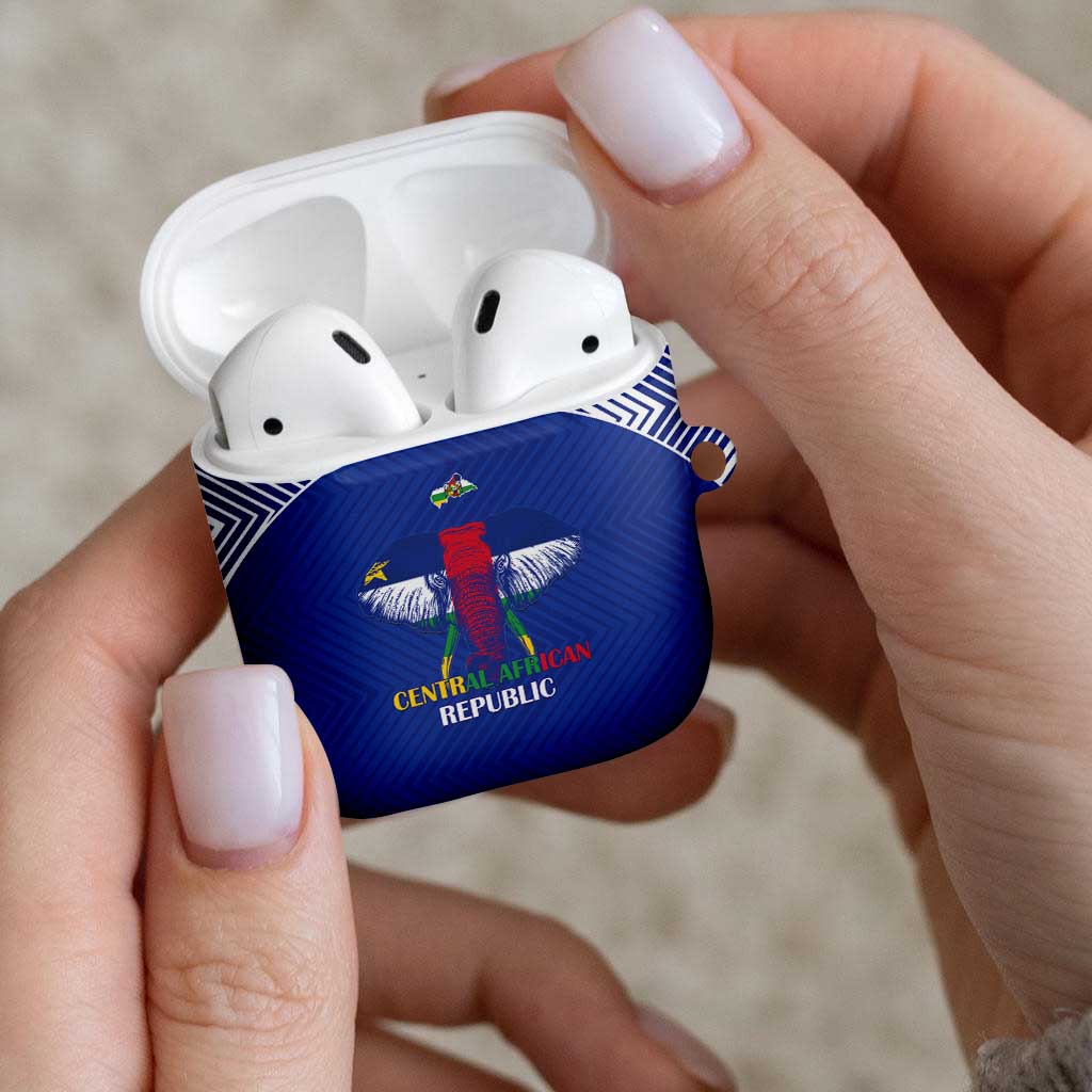 Central African Republic Football AirPods Case Go Champions - Wonder Print Shop