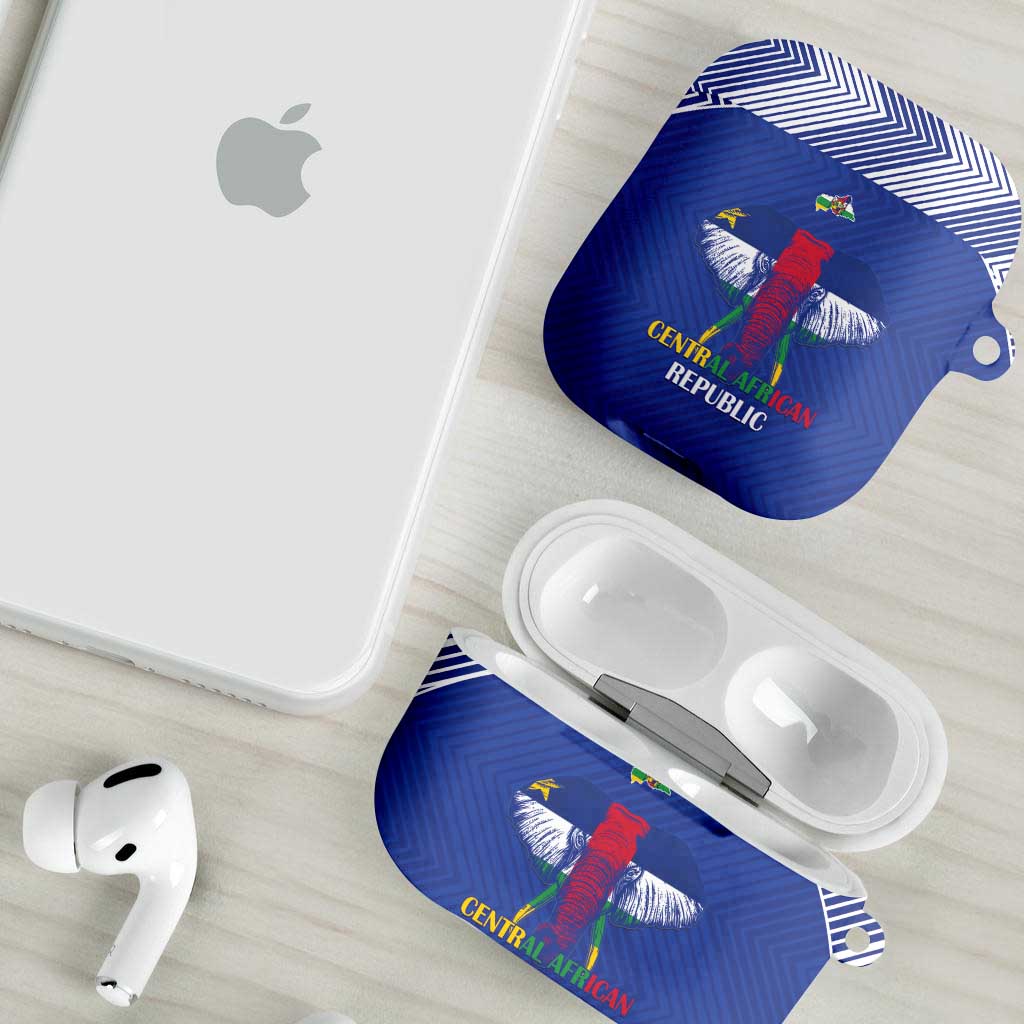 Central African Republic Football AirPods Case Go Champions - Wonder Print Shop