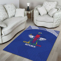 Central African Republic Football Area Rug Go Champions - Wonder Print Shop