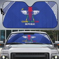 Central African Republic Football Auto Sun Shade Go Champions - Wonder Print Shop