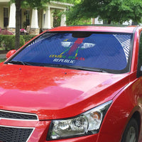 Central African Republic Football Auto Sun Shade Go Champions - Wonder Print Shop