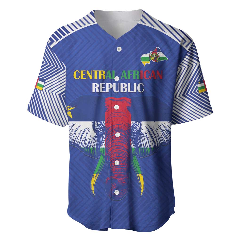 Custom Central African Republic Football Baseball Jersey Go Champions - Wonder Print Shop