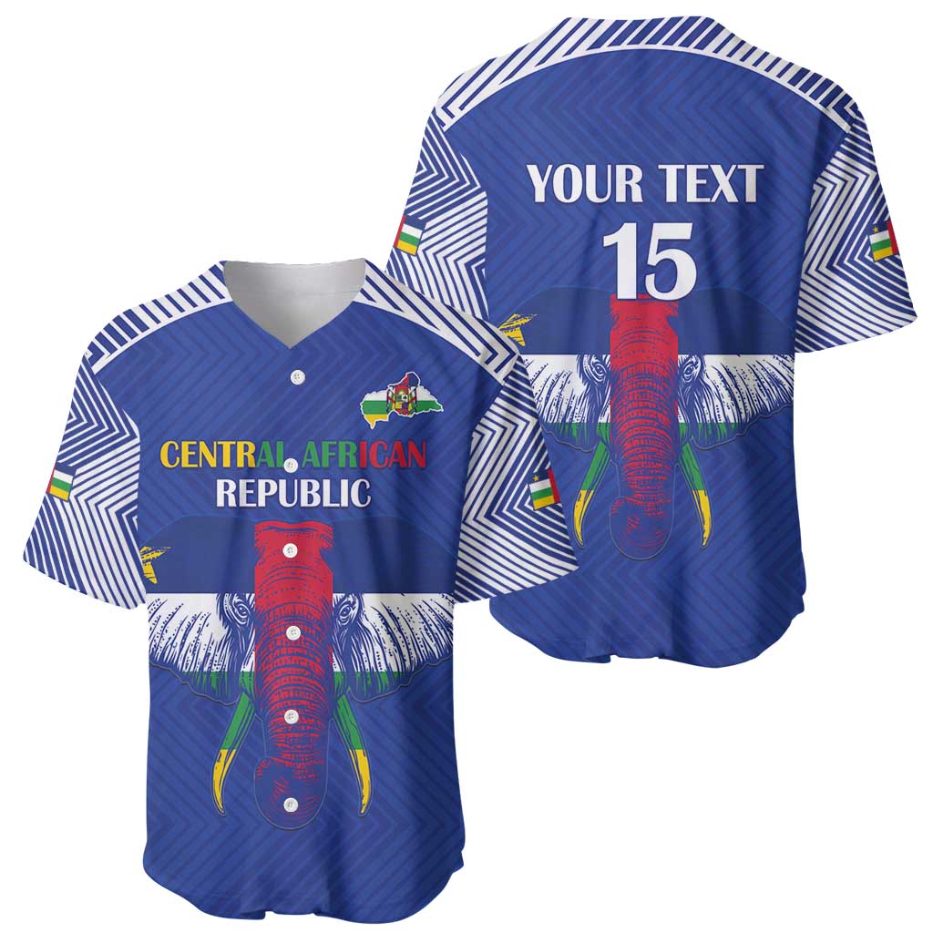 Custom Central African Republic Football Baseball Jersey Go Champions - Wonder Print Shop