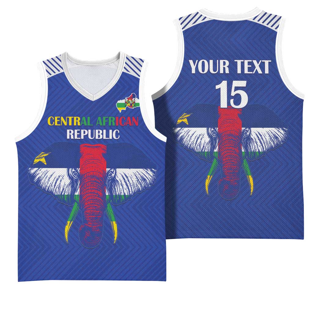 Custom Central African Republic Football Basketball Jersey Go Champions - Wonder Print Shop