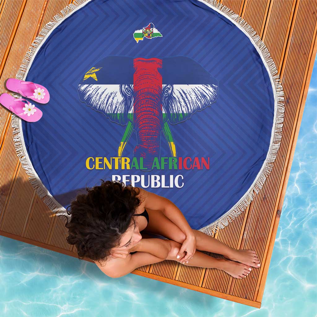 Central African Republic Football Beach Blanket Go Champions - Wonder Print Shop
