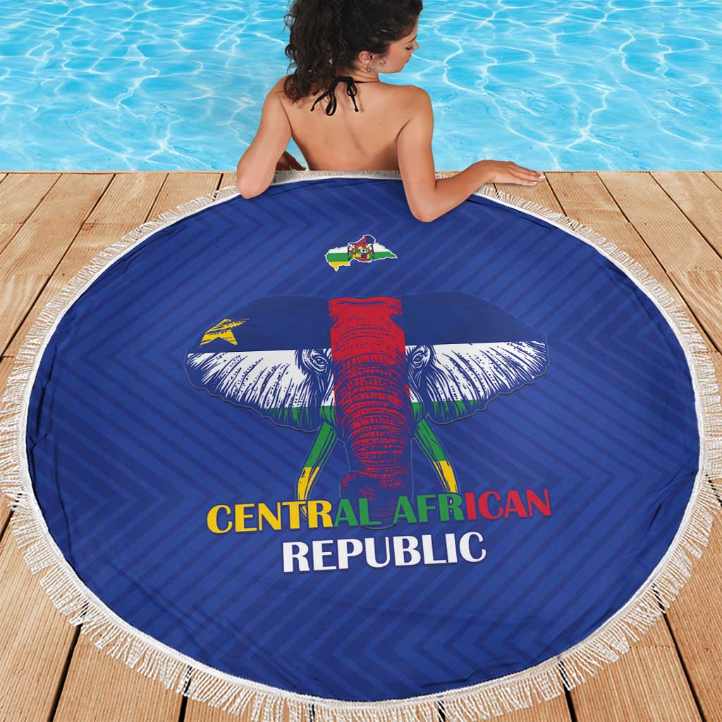 Central African Republic Football Beach Blanket Go Champions - Wonder Print Shop