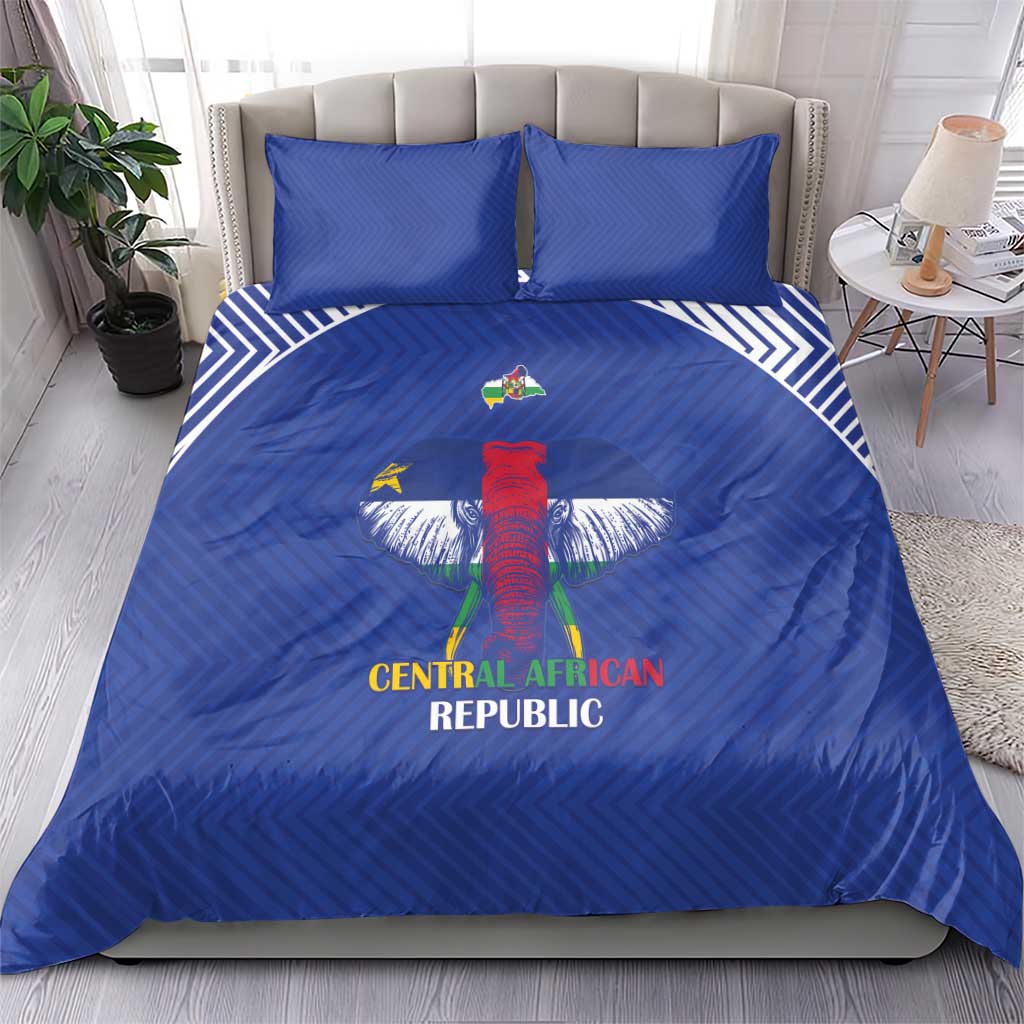 Central African Republic Football Bedding Set Go Champions - Wonder Print Shop