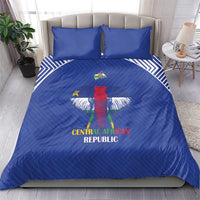 Central African Republic Football Bedding Set Go Champions - Wonder Print Shop
