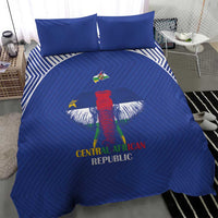 Central African Republic Football Bedding Set Go Champions - Wonder Print Shop