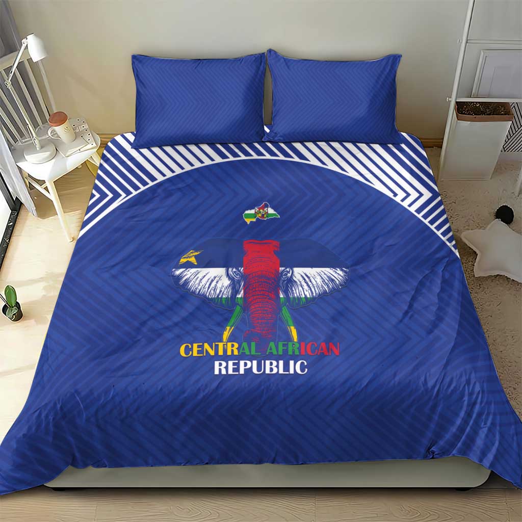 Central African Republic Football Bedding Set Go Champions - Wonder Print Shop
