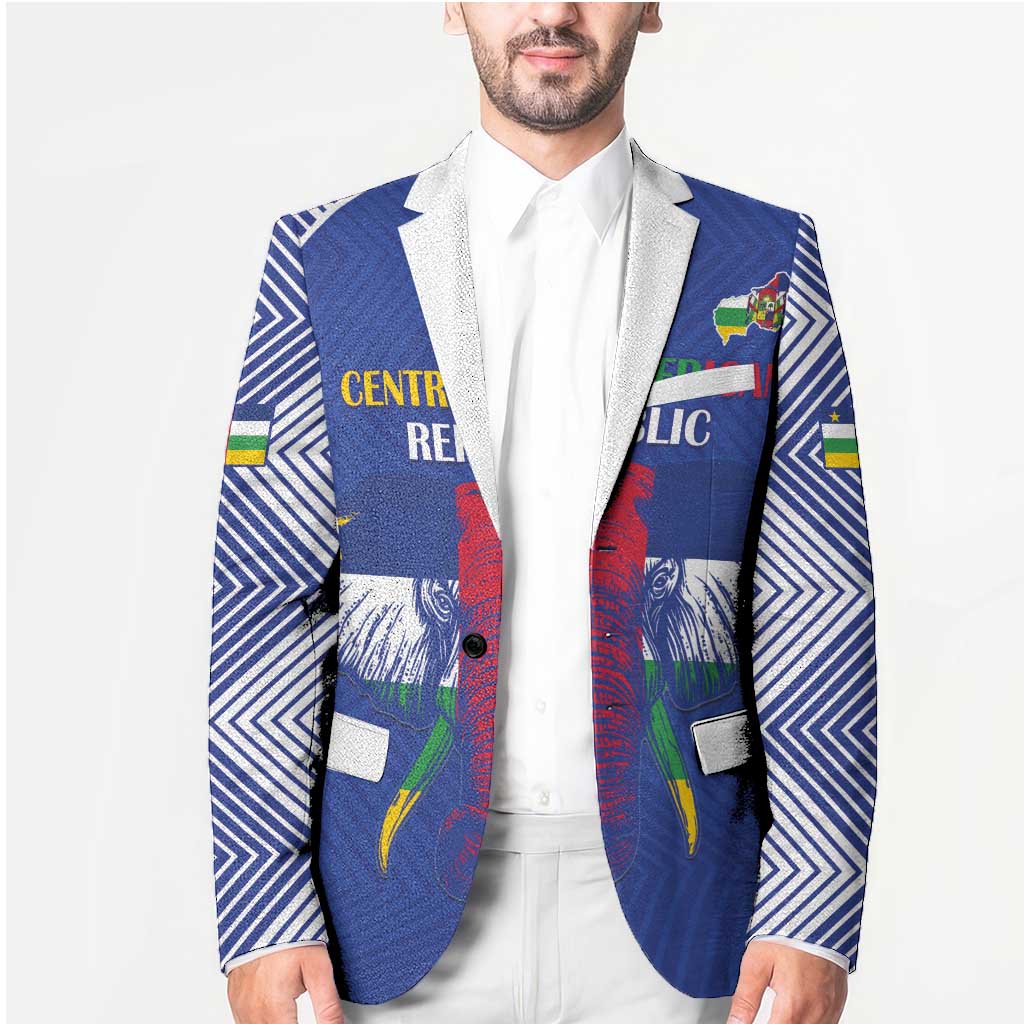 Custom Central African Republic Football Blazer Go Champions - Wonder Print Shop