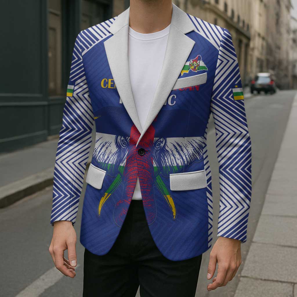 Custom Central African Republic Football Blazer Go Champions - Wonder Print Shop