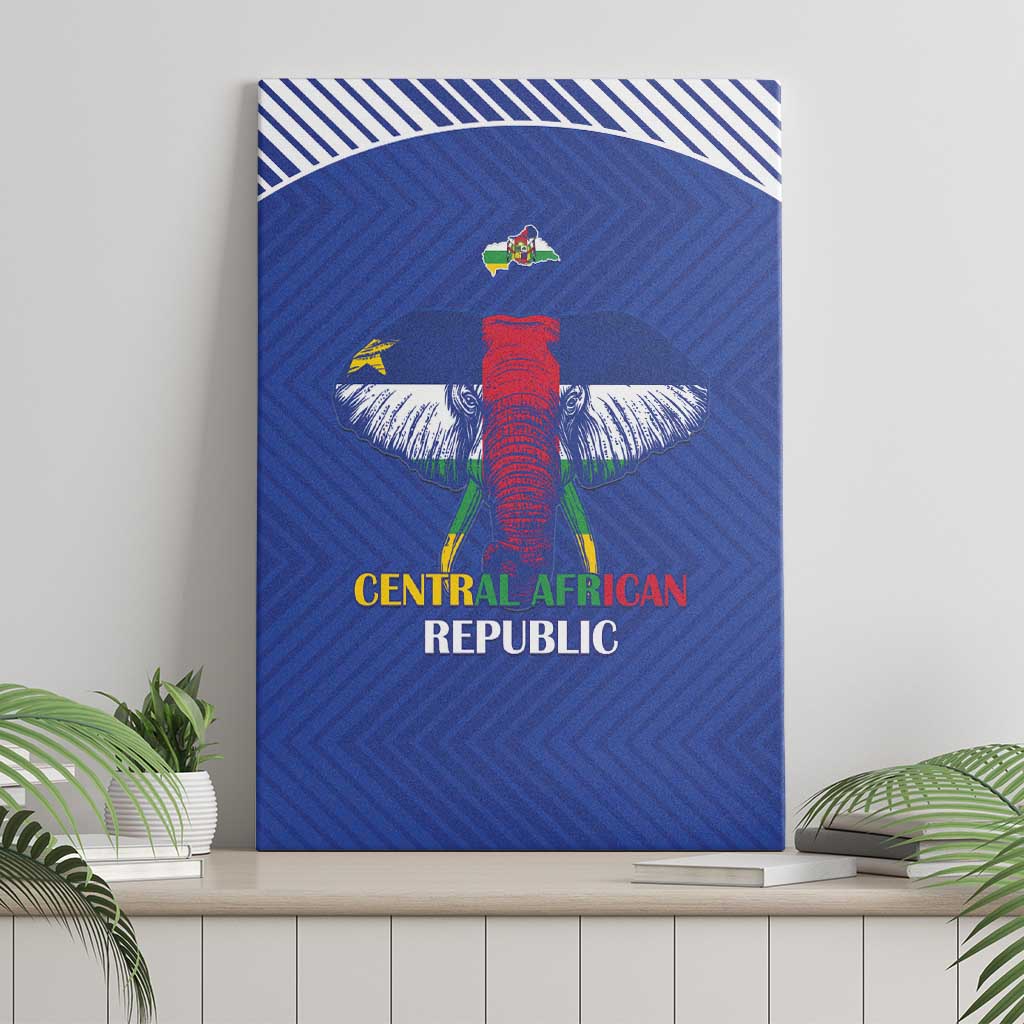 Central African Republic Football Canvas Wall Art Go Champions - Wonder Print Shop