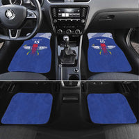Central African Republic Football Car Mats Go Champions - Wonder Print Shop