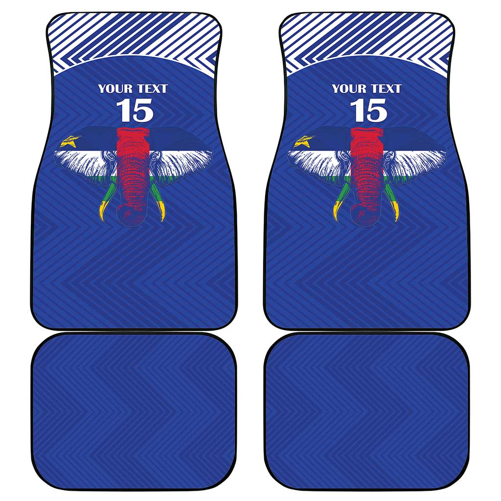 Central African Republic Football Car Mats Go Champions - Wonder Print Shop