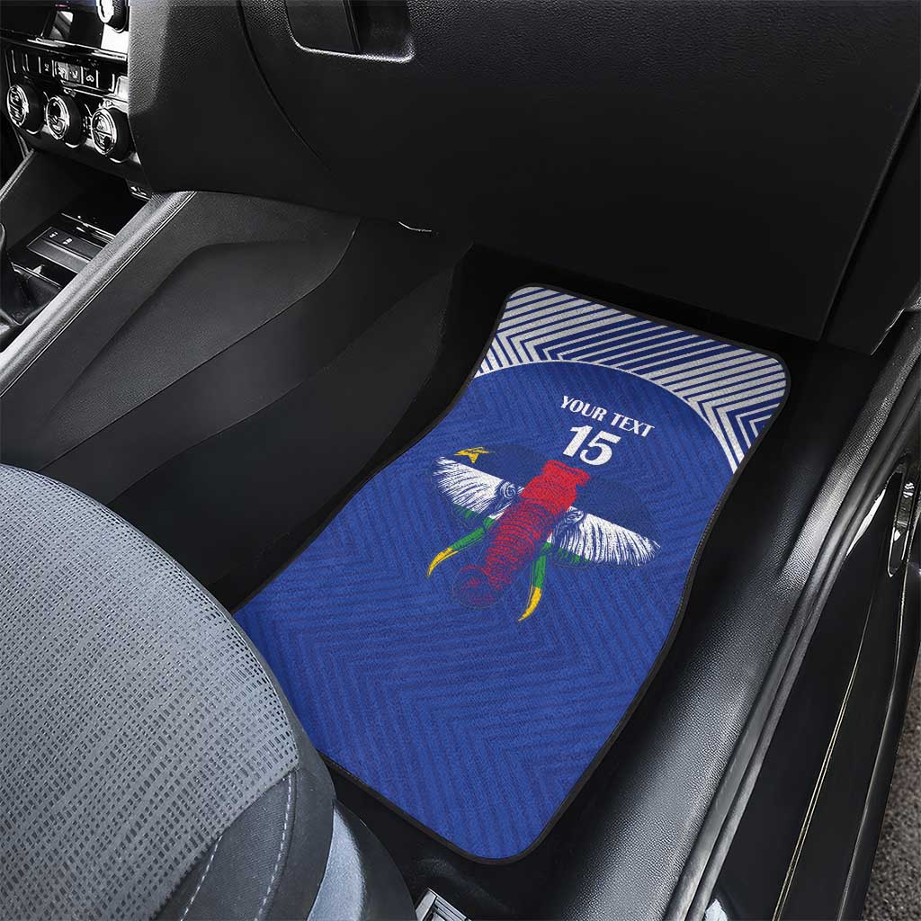 Central African Republic Football Car Mats Go Champions - Wonder Print Shop