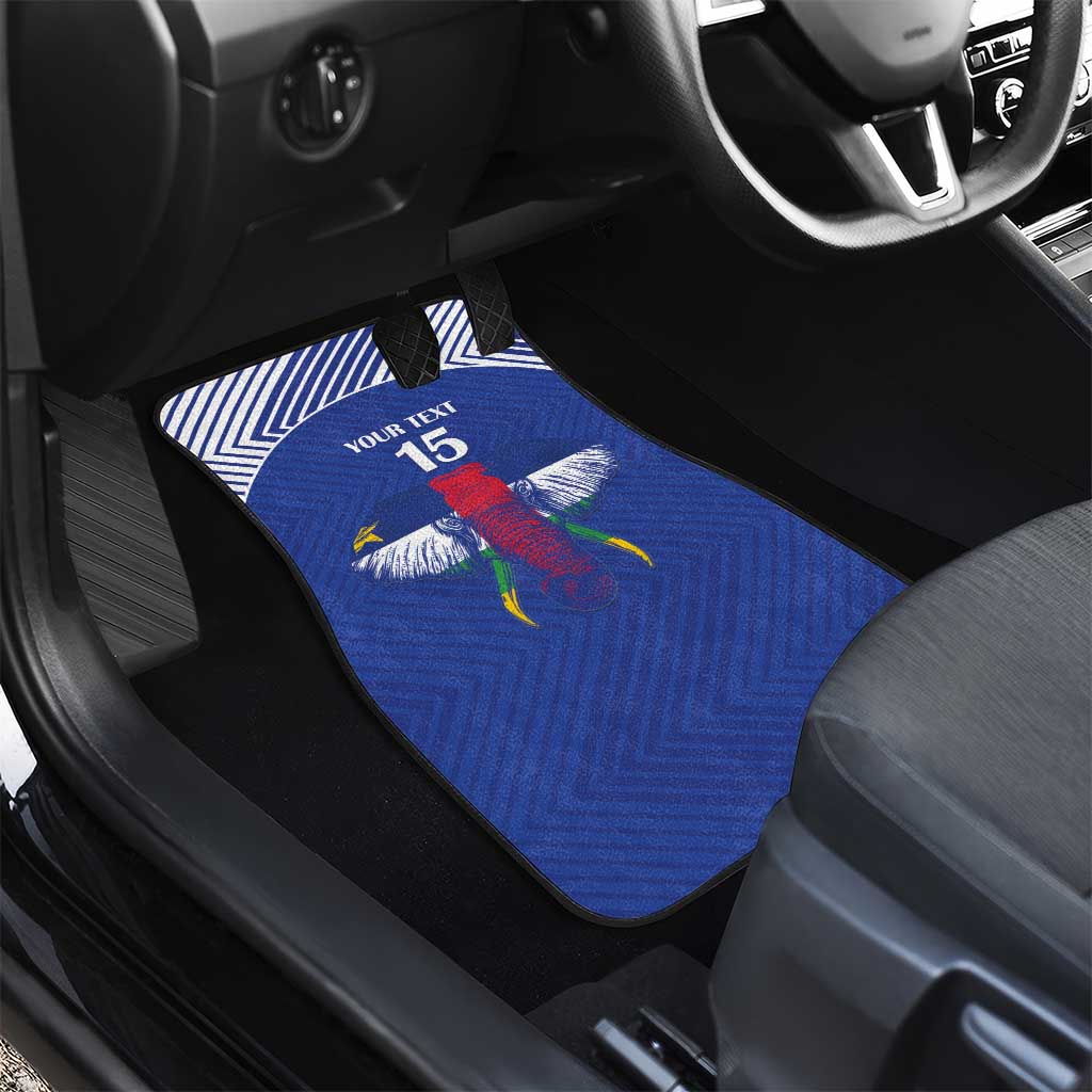 Central African Republic Football Car Mats Go Champions - Wonder Print Shop
