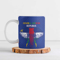 Custom Central African Republic Football Ceramic Mug Go Champions - Wonder Print Shop