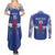 Custom Central African Republic Football Couples Matching Summer Maxi Dress and Long Sleeve Button Shirt Go Champions - Wonder Print Shop