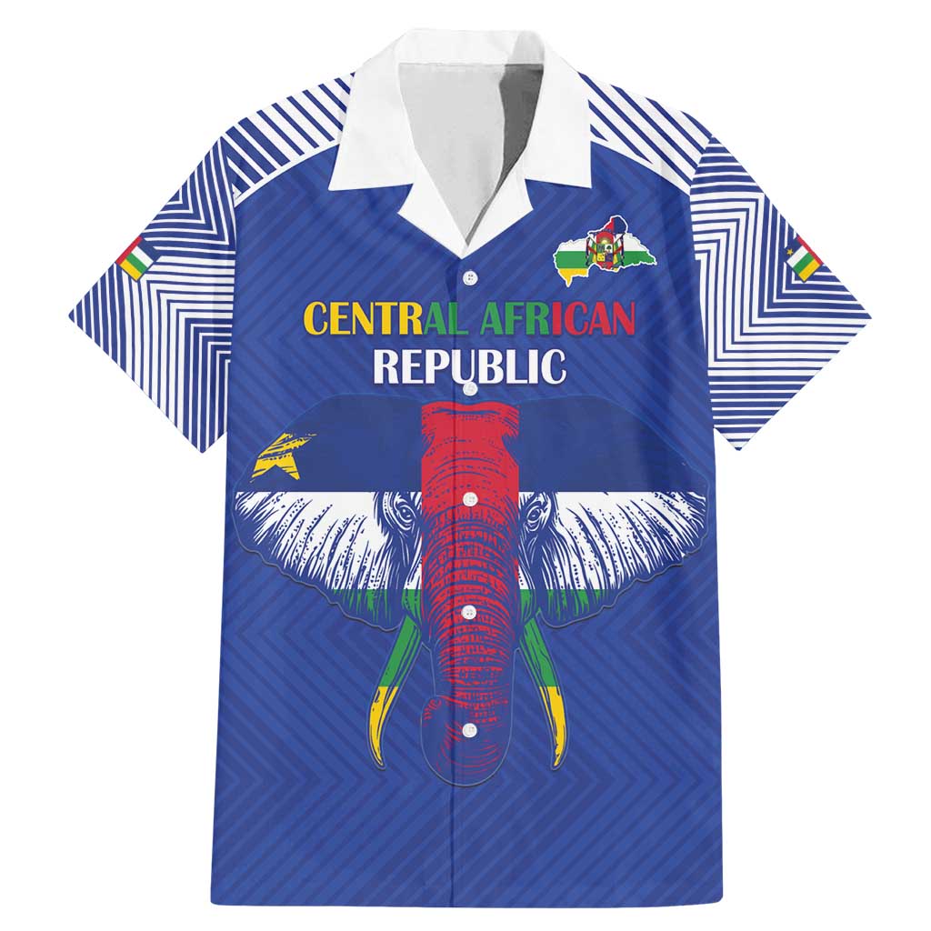 Custom Central African Republic Football Family Matching Mermaid Dress and Hawaiian Shirt Go Champions - Wonder Print Shop