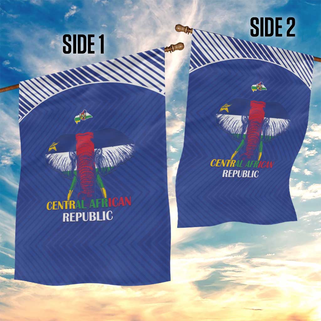 Central African Republic Football Garden Flag Go Champions - Wonder Print Shop