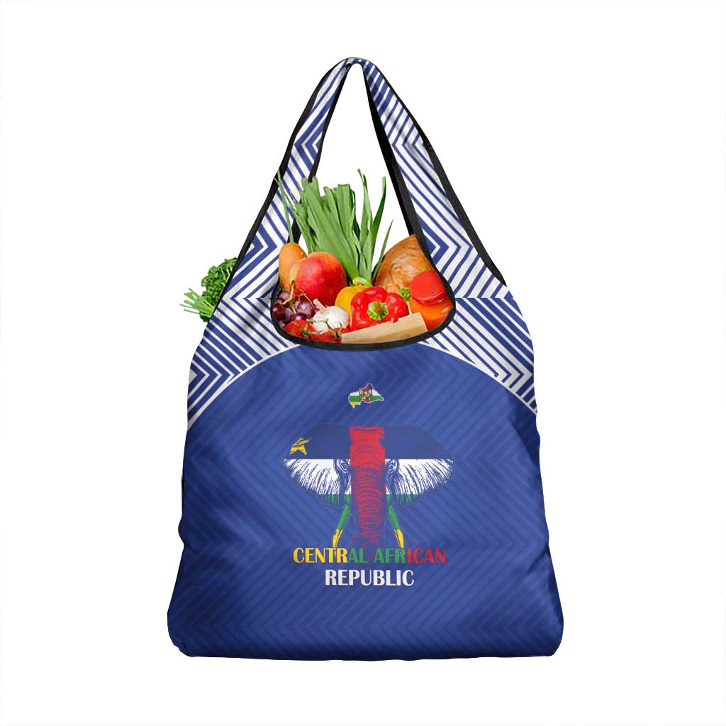 Central African Republic Football Grocery Bag Go Champions - Wonder Print Shop
