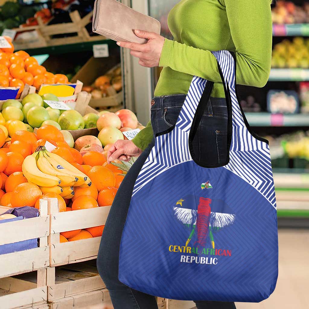 Central African Republic Football Grocery Bag Go Champions - Wonder Print Shop