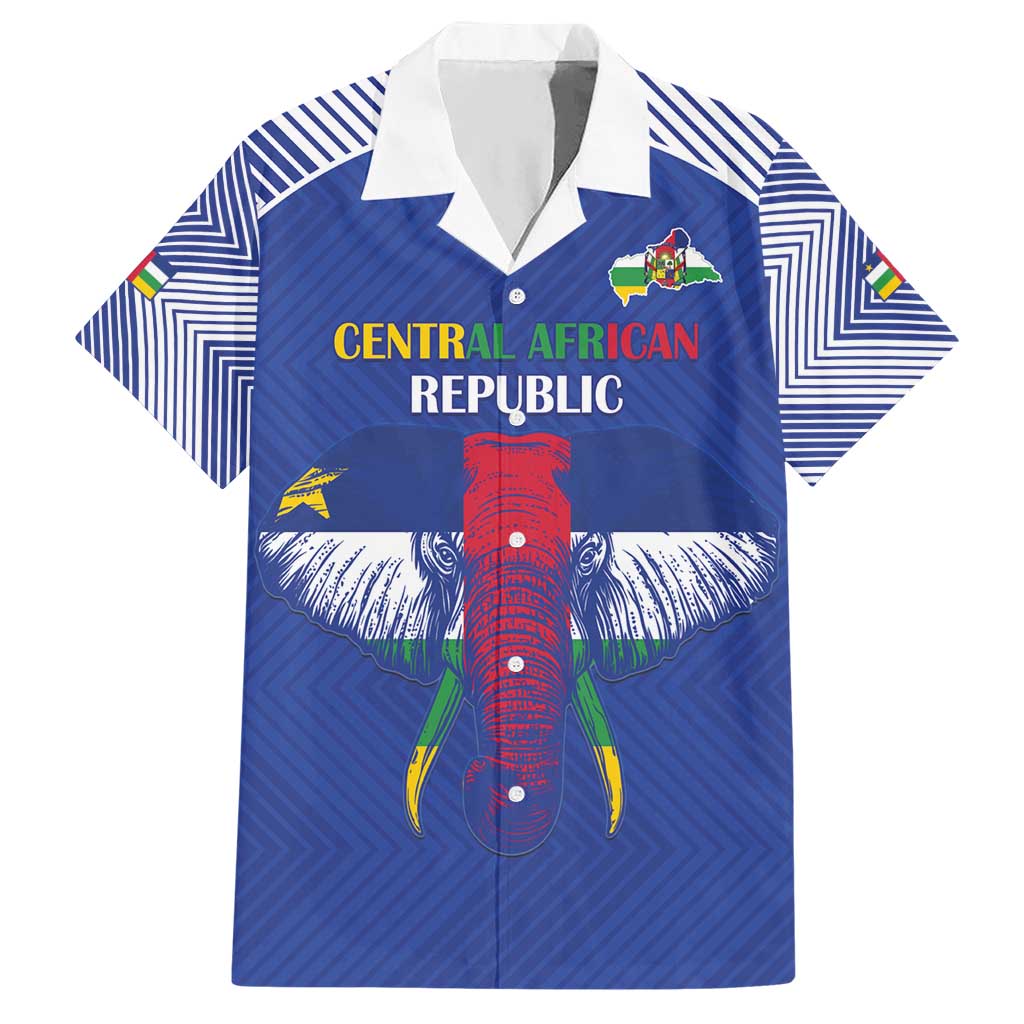 Custom Central African Republic Football Hawaiian Shirt Go Champions - Wonder Print Shop
