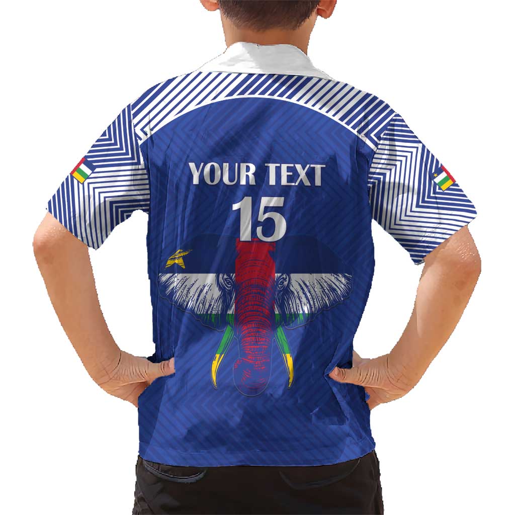 Custom Central African Republic Football Hawaiian Shirt Go Champions - Wonder Print Shop