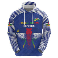Custom Central African Republic Football Hoodie Go Champions - Wonder Print Shop