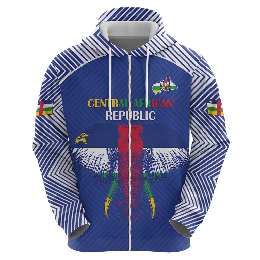 Custom Central African Republic Football Hoodie Go Champions - Wonder Print Shop