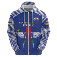 Custom Central African Republic Football Hoodie Go Champions - Wonder Print Shop