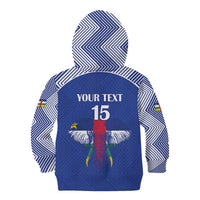 Custom Central African Republic Football Kid Hoodie Go Champions - Wonder Print Shop