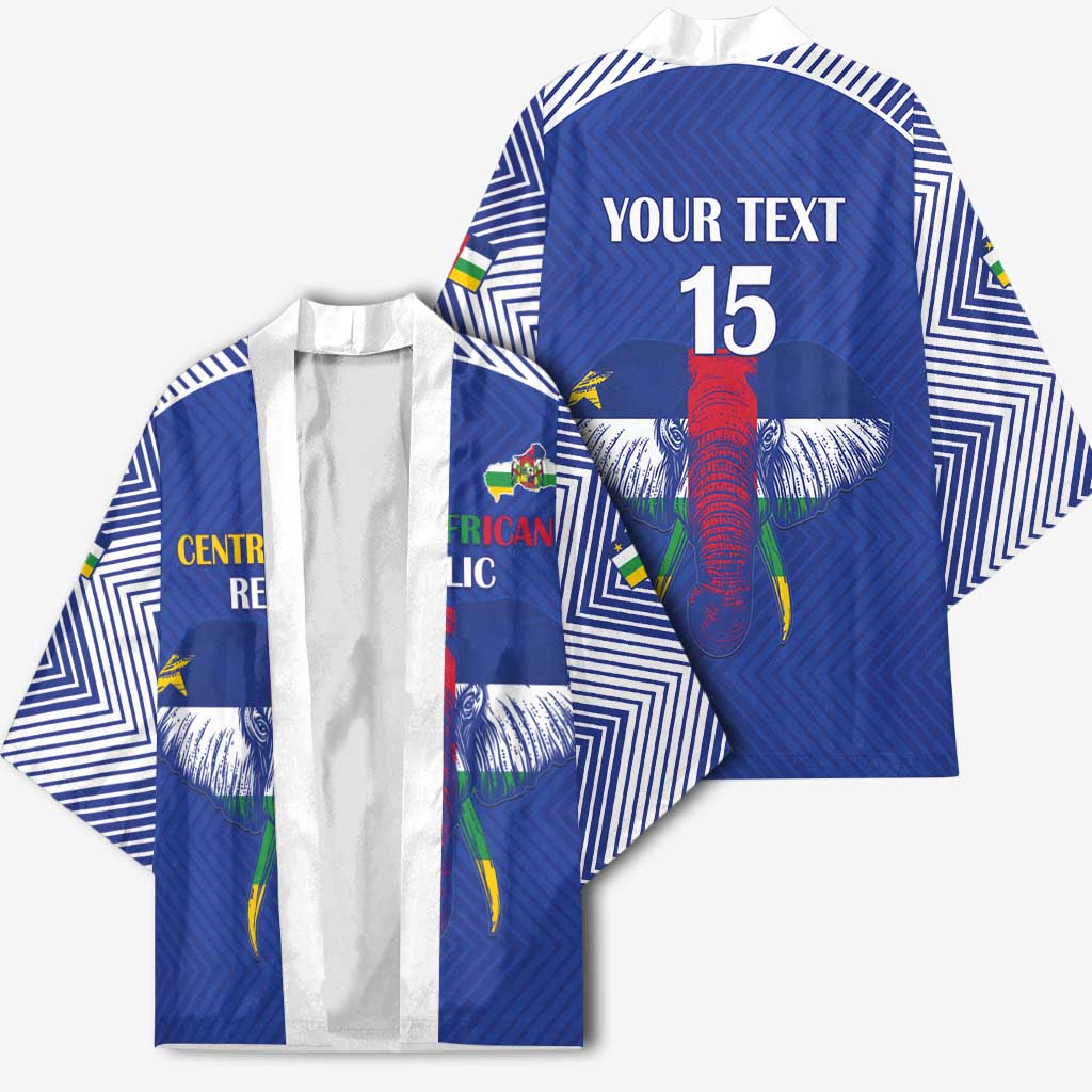 Custom Central African Republic Football Kimono Go Champions - Wonder Print Shop