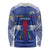 Custom Central African Republic Football Long Sleeve Shirt Go Champions - Wonder Print Shop
