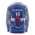 Custom Central African Republic Football Long Sleeve Shirt Go Champions - Wonder Print Shop