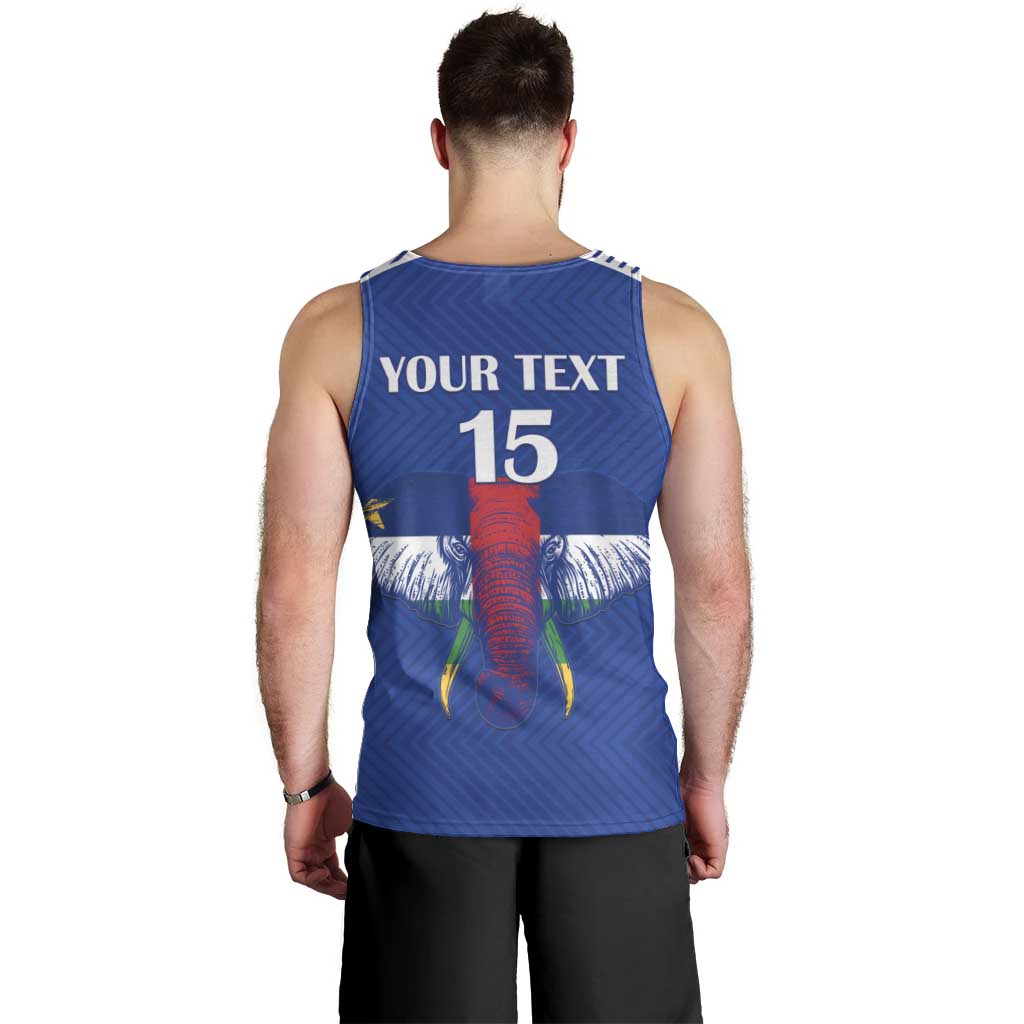 Custom Central African Republic Football Men Tank Top Go Champions - Wonder Print Shop