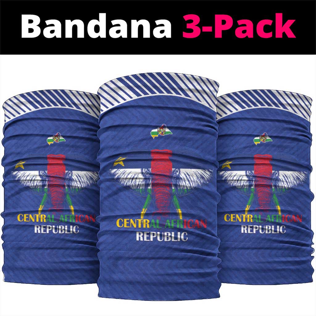 Central African Republic Football Neck Gaiter Go Champions LT15