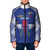 Custom Central African Republic Football Padded Jacket Go Champions - Wonder Print Shop
