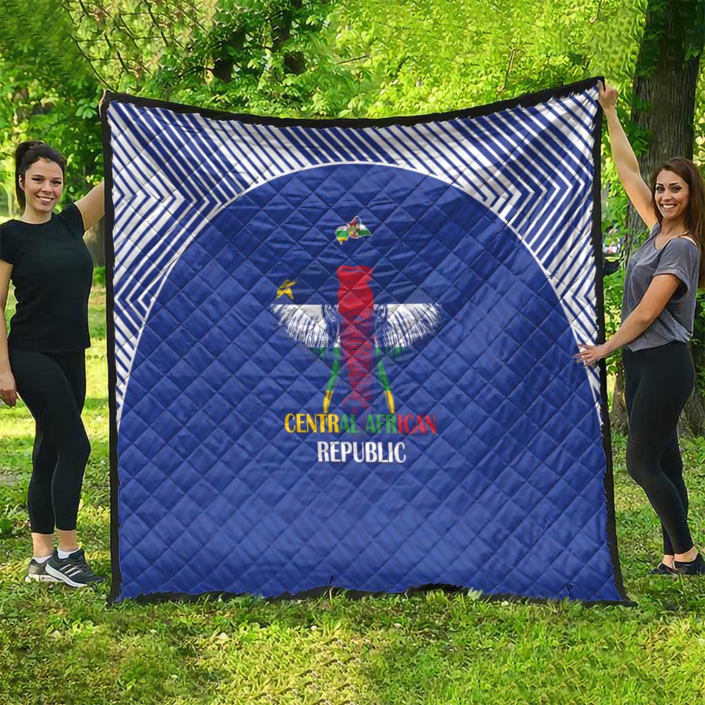 Central African Republic Football Quilt Go Champions - Wonder Print Shop