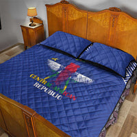 Central African Republic Football Quilt Bed Set Go Champions - Wonder Print Shop